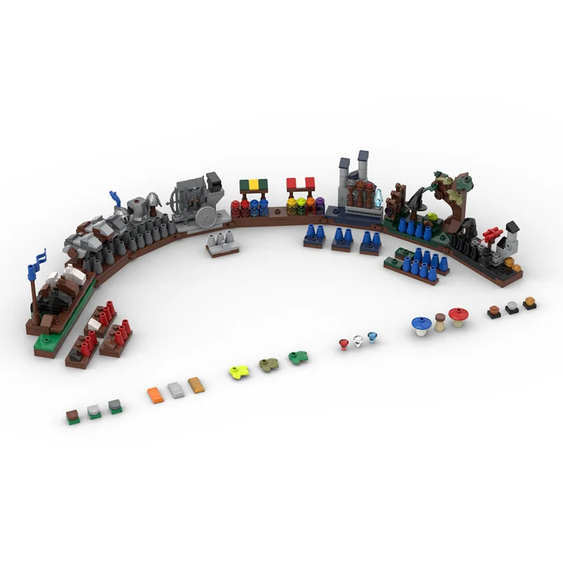 2664pcs MOC Heroica Plus Games Model Building blocks Construction DIY Assemble creative toy idea Education Christmas gifts Kids