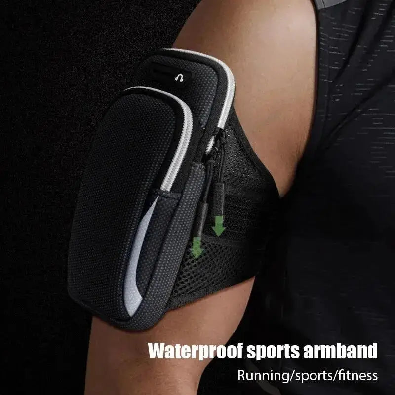 Running Mobile Phone Arm Bag Sport Phone Armband Waterproof Running Jogging Mobile Phone Protective Bags Accessories For iPhone