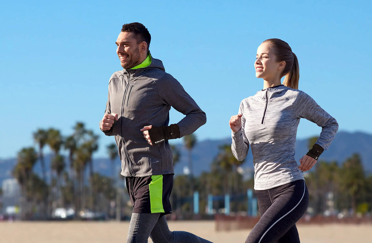 New Running Mobile Phone Arm Bag Sport Phone Armband Bag with Glove Handfree Wrist Cell Phone Holder Thin Wrist Pouch for Phone