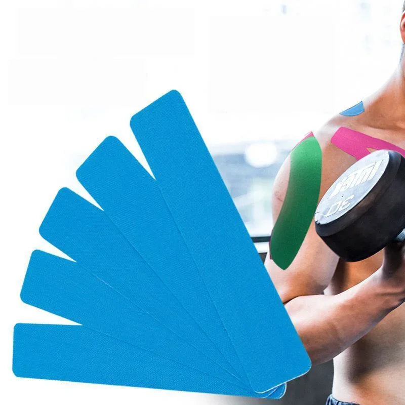 5cmX5m Pre Cut Kinesiology Tape Elastic Exercise Muscle Patch Type I Waterproof and Breathable Sports Fitness Intramuscular Tape