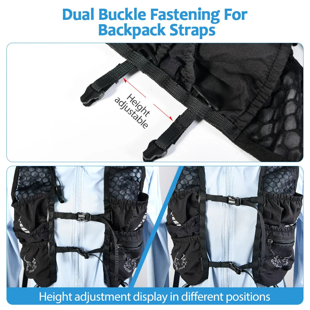 Outdoor Lightweight Backpack Trail Running Backpack Cycling Bag Mountaineering Backpack Hiking Backpack Hydration Backpack