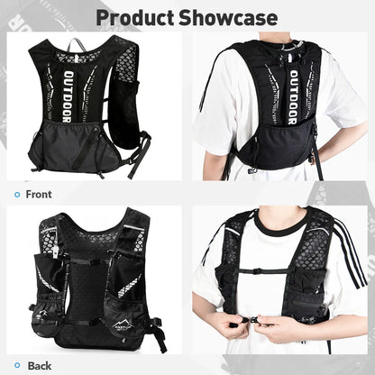 Outdoor Lightweight Backpack Trail Running Backpack Cycling Bag Mountaineering Backpack Hiking Backpack Hydration Backpack