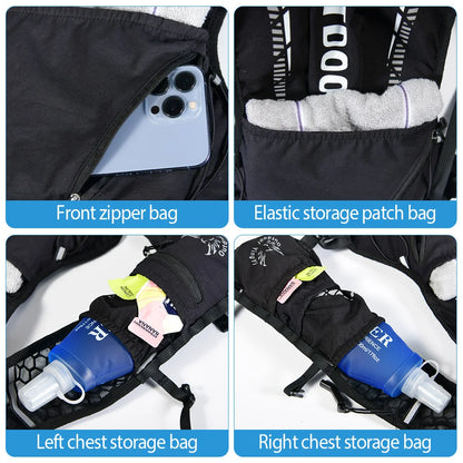 Outdoor Lightweight Backpack Trail Running Backpack Cycling Bag Mountaineering Backpack Hiking Backpack Hydration Backpack