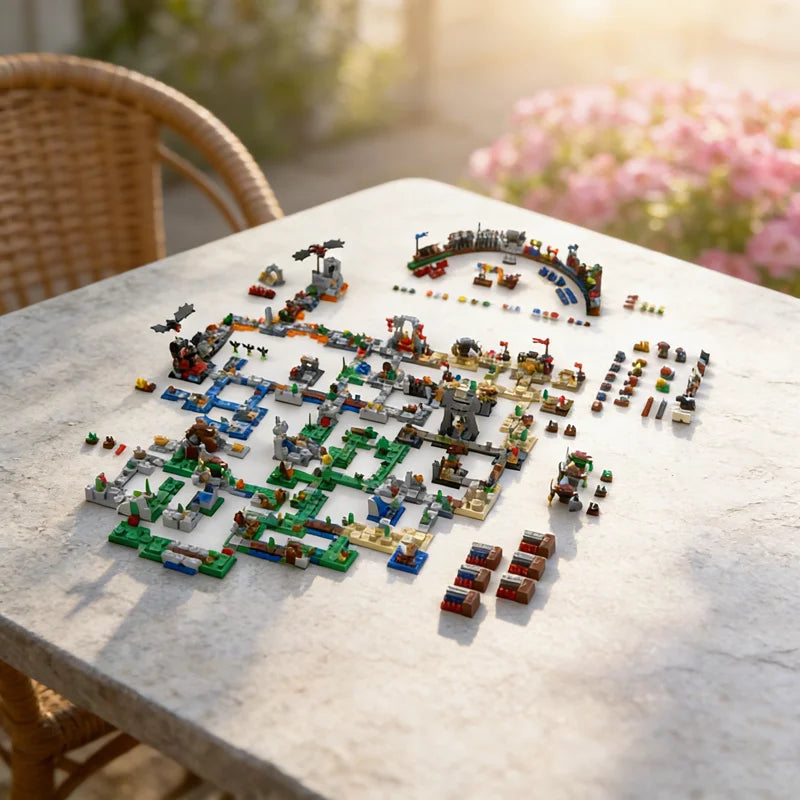 2664pcs MOC Heroica Plus Games Model Building blocks Construction DIY Assemble creative toy idea Education Christmas gifts Kids