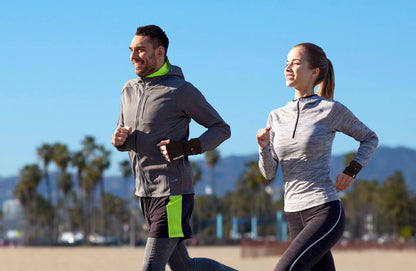 New Running Mobile Phone Arm Bag Sport Phone Armband Bag with Glove Handfree Wrist Cell Phone Holder Thin Wrist Pouch for Phone