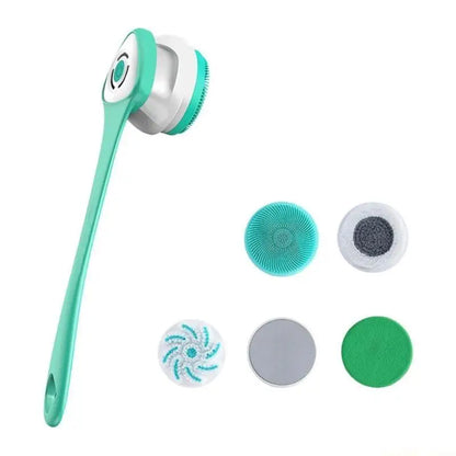 D0AB Electric Bath Brush Body SPA Massage Shower Brush Exfoliate Skin Care Rechargeable Cleaning Brush Gift for Men Woman